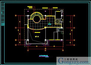 名家装饰施工图 商业办公空间 服饰公司装修图下载 5.40m,zip格式 装修工程